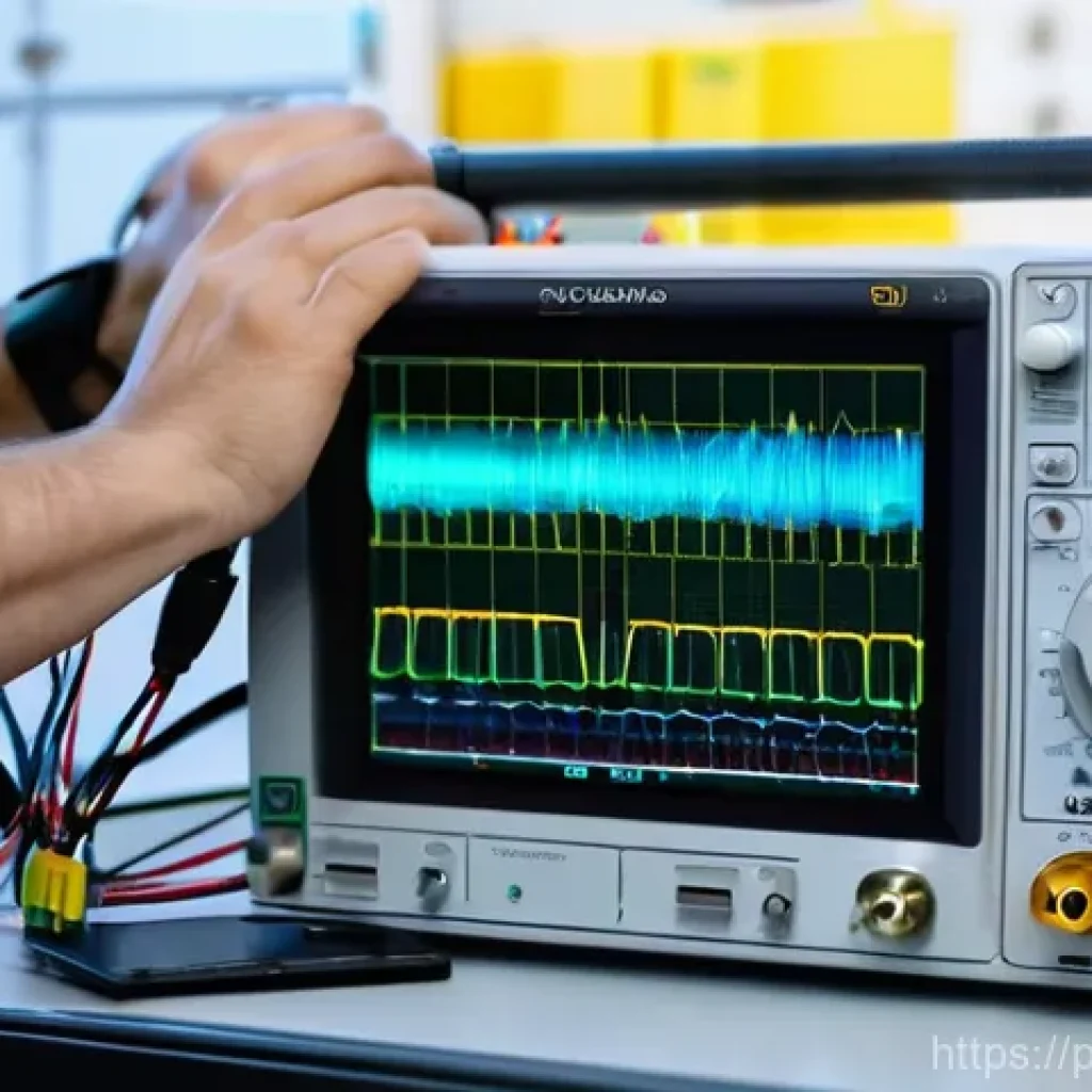 전자기술사 실기 시험 주요 장비 소개 - **Prompt 1: The Modern Electronics Workbench**
    "A bright, clean, and organized electronics workb...